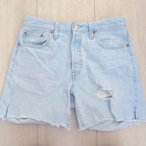 Levi's Women's Premium 501 Mid Thigh Short